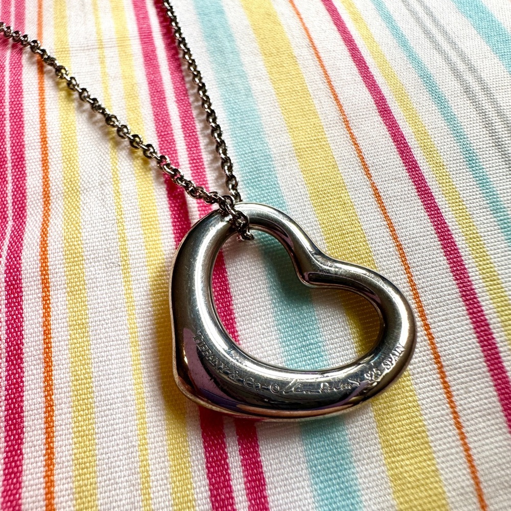 Tiffany & Co. Elsa Peretti Open Heart Necklace